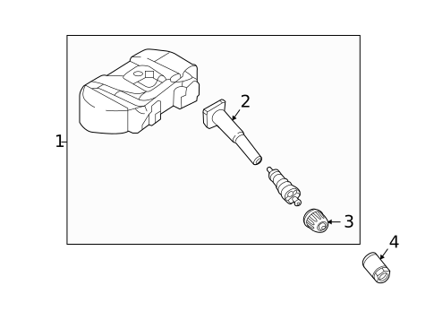 Tire Pressure Monitor Components for 2020 Hyundai Elantra #0