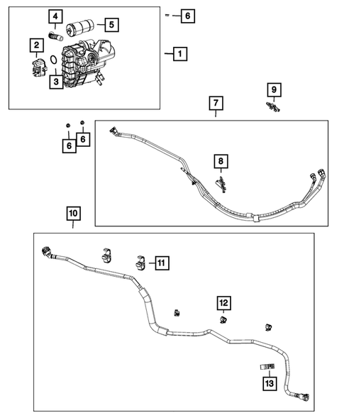 Vacuum Canister/Leak Detection Pump for 2014 Dodge Dart #0