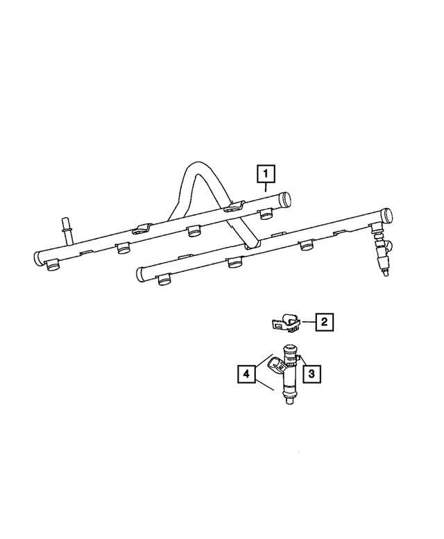 5037479AA - : Fuel Injector for Mopar Image