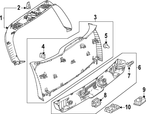 Interior Trim for 2024 Mercedes-Benz EQB 350 #0