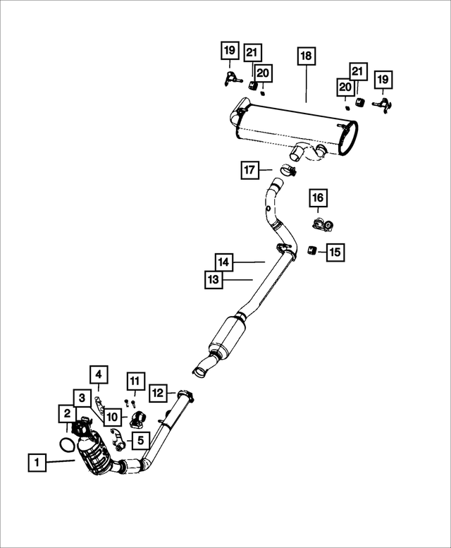 68311148AD - Exhaust: Exhaust Converter for Mopar Image image