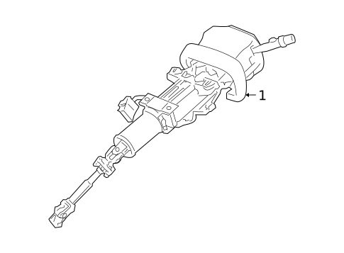 Steering Column Assembly for 2008 Buick LaCrosse #1