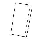 12843753 - : Seat Flap for Saab: 9-3, 9-3X Image