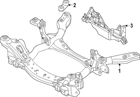 Suspension Mounting for 2025 Audi Q6 e-tron #2