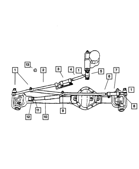 Steering Gear for 2007 Dodge Ram 3500 #3