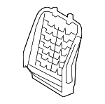 7163002420 - Body: Seat Back Frame for Toyota: Matrix Image