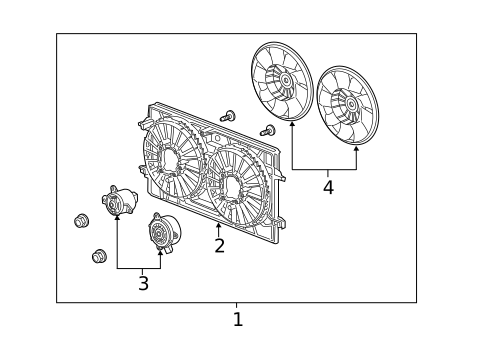 Cooling Fan for 2009 Chevrolet Malibu #0