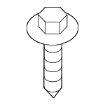 31106760122 - Fuel System: Tank Strap Bolt for BMW Image