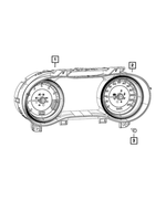 68241304AE - : Instrument Panel Cluster for Mopar Image