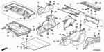 9390525420 - Interior/Bumper: SCREW, TAPPING (4X10) for Acura Image