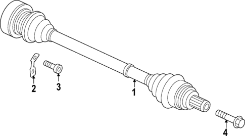Drive Axles for 2022 Audi e-tron S #1