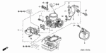 16400PZAA02 - : Body Assembly, Throttle for Honda Image
