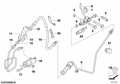 Clutch Control for 2004 BMW X3 2.5i #0