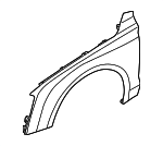 4H0821105B - : Fender for Audi: A8 Quattro, S8 Image