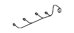 8K0971104Q - Entertainment &amp; Telematics: Parking Aid System Wiring Harness for Audi Image