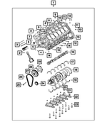 68396558AA - 8.4L Gas; Engine: Piston Pin And Rod, Left Side for Mopar Image