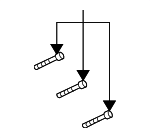 6100932 - Engine: Oil Pump Bolt for Dodge: Dakota, Ram 1500, Viper | Jeep: Commander | Ram: Dakota Image