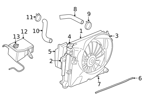 Radiators, Coolers & Related Components for 2009 Jeep Commander #0