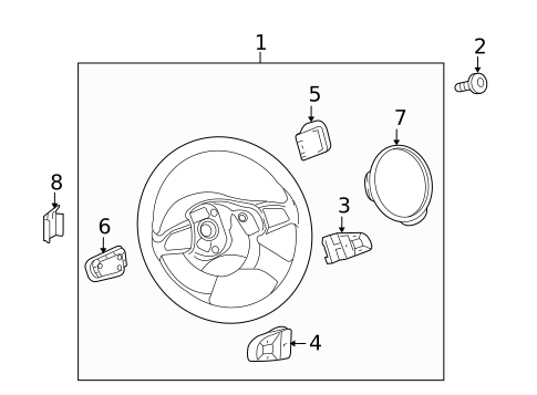 Steering Wheel & Trim for 2009 Audi Q5 #1