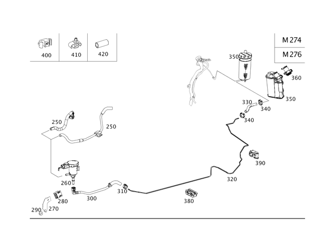 59971990 - Fuel System: Clamp for Mercedes-Benz Image image