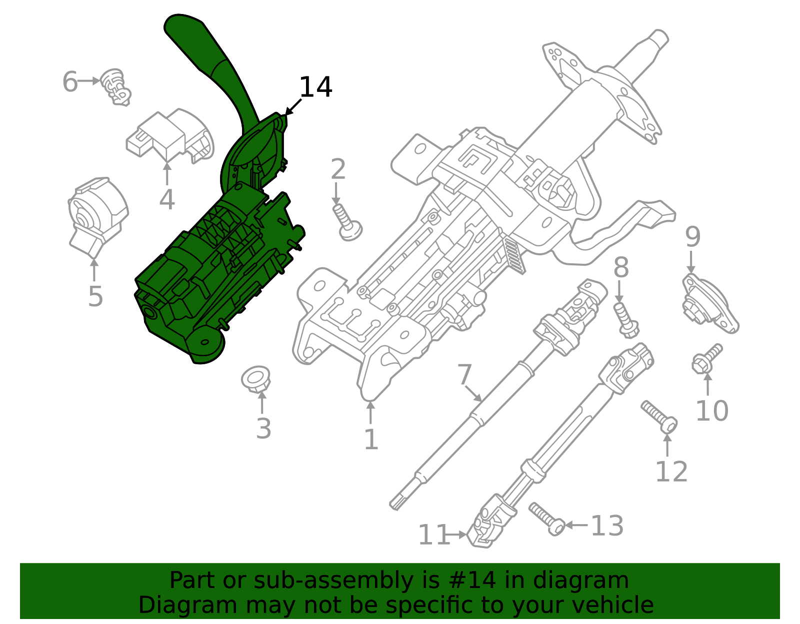 ML3Z-7210-AK - Gear Shift Assembly - 2021-2024 Ford | Eastgate
