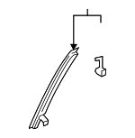 BDGF72610C - : Rear Channel for Mazda Image