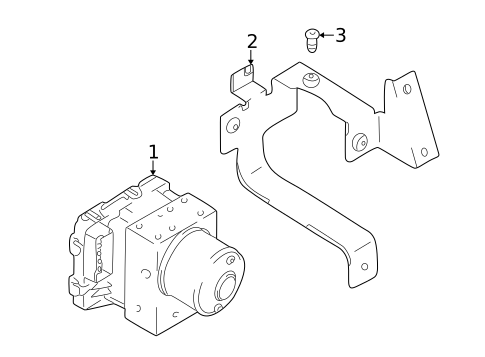 ABS Components for 2004 Hyundai Santa Fe #0