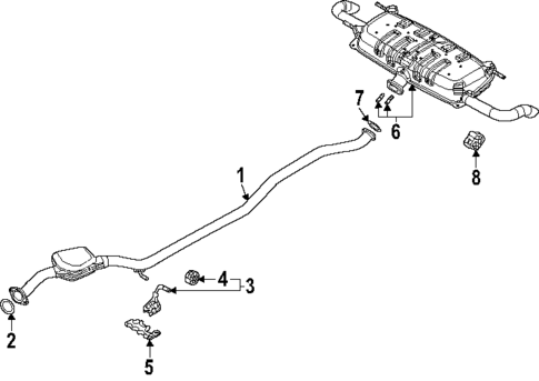 Exhaust Components for 2025 Mazda CX-90 #0