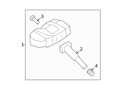 Tire Pressure Monitor Components for 2023 Kia Telluride #0