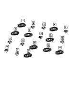 68541342AA - Electrical: Antenna Cable for Chrysler: Pacifica, Voyager Image