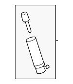 99762816301 - Electrical: Washer Nozzle for Porsche: 718 Boxster, 718 Cayman, 718 Spyder, 911, Boxster, Cayman Image