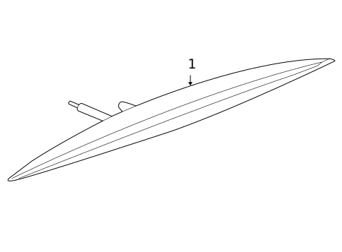 High Mount Lamps for 2006 Cadillac Escalade ESV #0