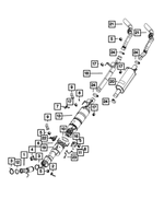 6104710AA - Exhaust: Hex Flange Lock Nut for Mopar Image