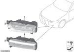 63177495865 - Lighting: Front Fog Lamp, Led, Left for BMW Image