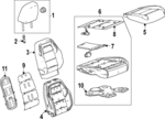 13536875 - : Climate Controlled Seat Duct for Honda: Prologue Image