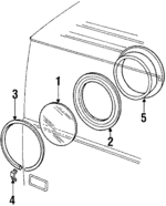 D7UZ1129710A - Body: Glass for Ford Image