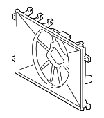 16711F2140 - Cooling System: Engine Cooling Fan Shroud for Toyota: Corolla, Corolla Cross Image