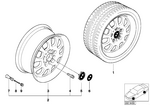 36111094502 - : Wheel, Alloy for BMW Image