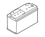 915089BC - Electrical: Battery for Audi: A3, A3 Quattro, A4, A4 allroad, A4 Quattro, A5 Quattro, A6, A6 allroad, A6 Quattro, A7 Quattro, A7 Sportback, A8 Quattro, allroad, e-tron Quattro, e-tron S, e-tron S Sportback, e-tron Sportback, Q3, Q3 Quattro, Q5, Q5 PHEV, Q5 Sportback, Q6 e-tron, Q7, Q8, Q8 e-tron, Q8 e-tron Sportback, R8, RS Q8, RS5, RS6 Avant, RS7, RS7 Sportback, S3, S4, S5, S6, S7, S7 Sportback, S8, SQ5, SQ5 Sportback, SQ6 e-tron, SQ7, SQ8, SQ8 e-tron, SQ8 e-tron Sportback, TT Quattro, TT RS Quattro, TTS Quattro Image