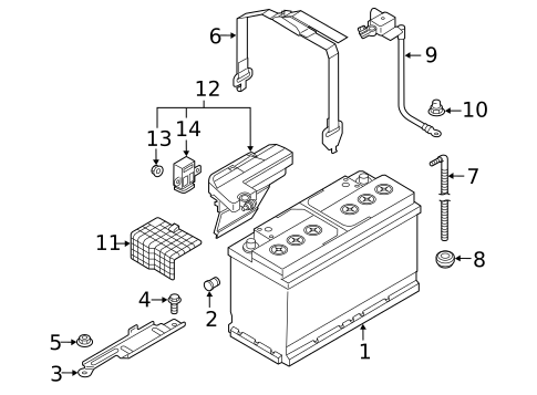 Battery for 2025 Audi S7 Sportback #3
