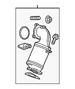19420223 - Exhaust: Catalytic Converter for Buick: Envision, Regal | Chevrolet: Malibu Image