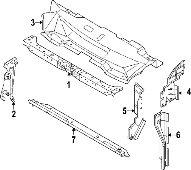 7812A590 - : Air Guide for Mitsubishi: Outlander PHEV Image