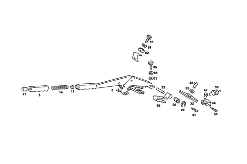 Hand Brake for 1985 Mercedes-Benz 380SL #0