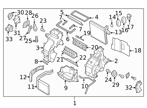 HVAC Case for 2015 Hyundai Accent #0