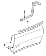 10274373 - Body: Door Shell for GM Image