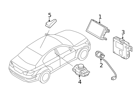 Navigation System Components for 2014 Hyundai Equus #0