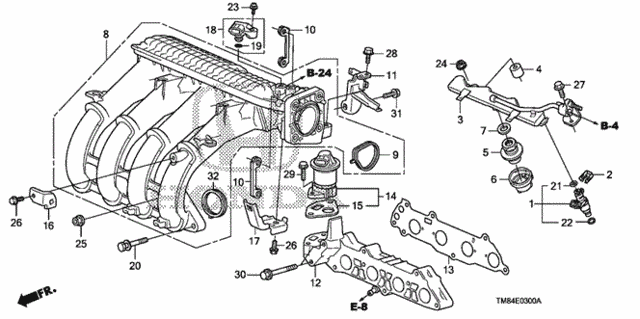 Intake Manifold for 2011 Honda Insight #0