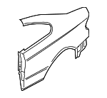 92122909 - Body: Quarter Panel for Pontiac: GTO Image