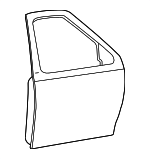 YL3Z1520124BA - Body: Door Shell for Ford: F-150, F-150 Heritage, F-250 Image