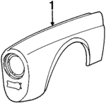 AKP374 - Body: Fender for Jaguar Image